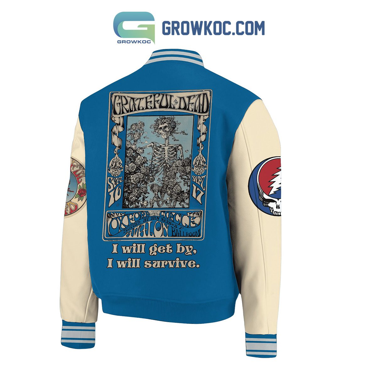Grateful-Dead-I-Will-Get-By-I-Will-Survive-Baseball-Jacket-GBJ1269-1