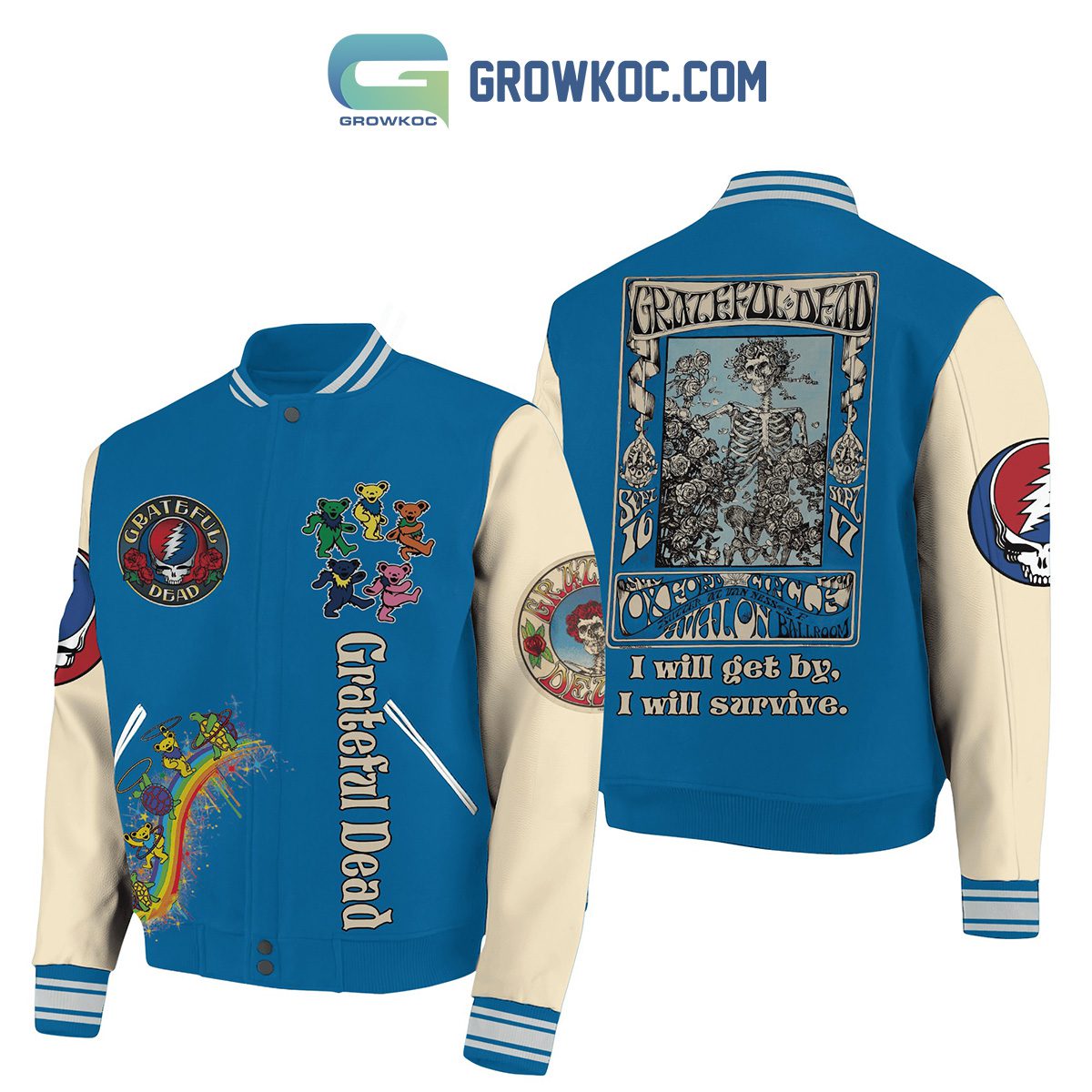 Grateful-Dead-I-Will-Get-By-I-Will-Survive-Baseball-Jacket-GBJ1269-2