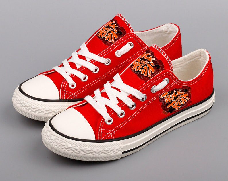 Halloween-Shoes-Halloween-Low-Top-Canvas-Sneakers-ELT1091 Halloween Shoes Halloween Low Top Canvas Sneakers ELT1091