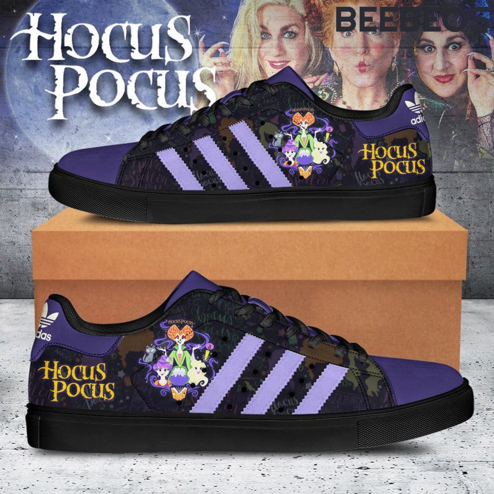 Hocus Pocus Purple Stan Smith Shoes