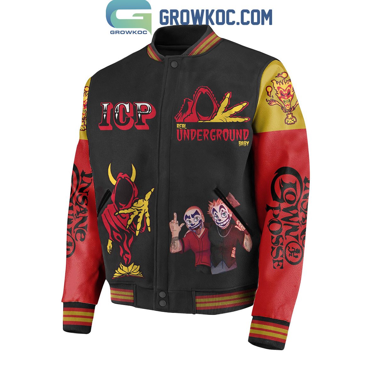 Insane-Clown-Posse-Im-A-Juggalo-Not-A-Gang-Member-Baseball-Jacket-GBJ1053-1