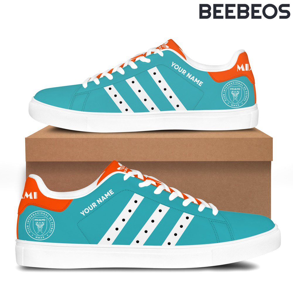 Inter Miami New 2024 Aqua Stan Smith Shoes Inter Miami 2024 Aqua Stan Smith Shoes BSS1005