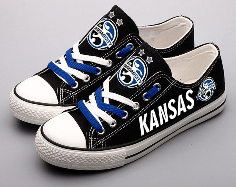 Kansas-Shoes-Kansas-State-Low-Top-Canvas-Sneakers-ELT1141 Kansas Shoes Kansas State Low Top Canvas Sneakers ELT1141