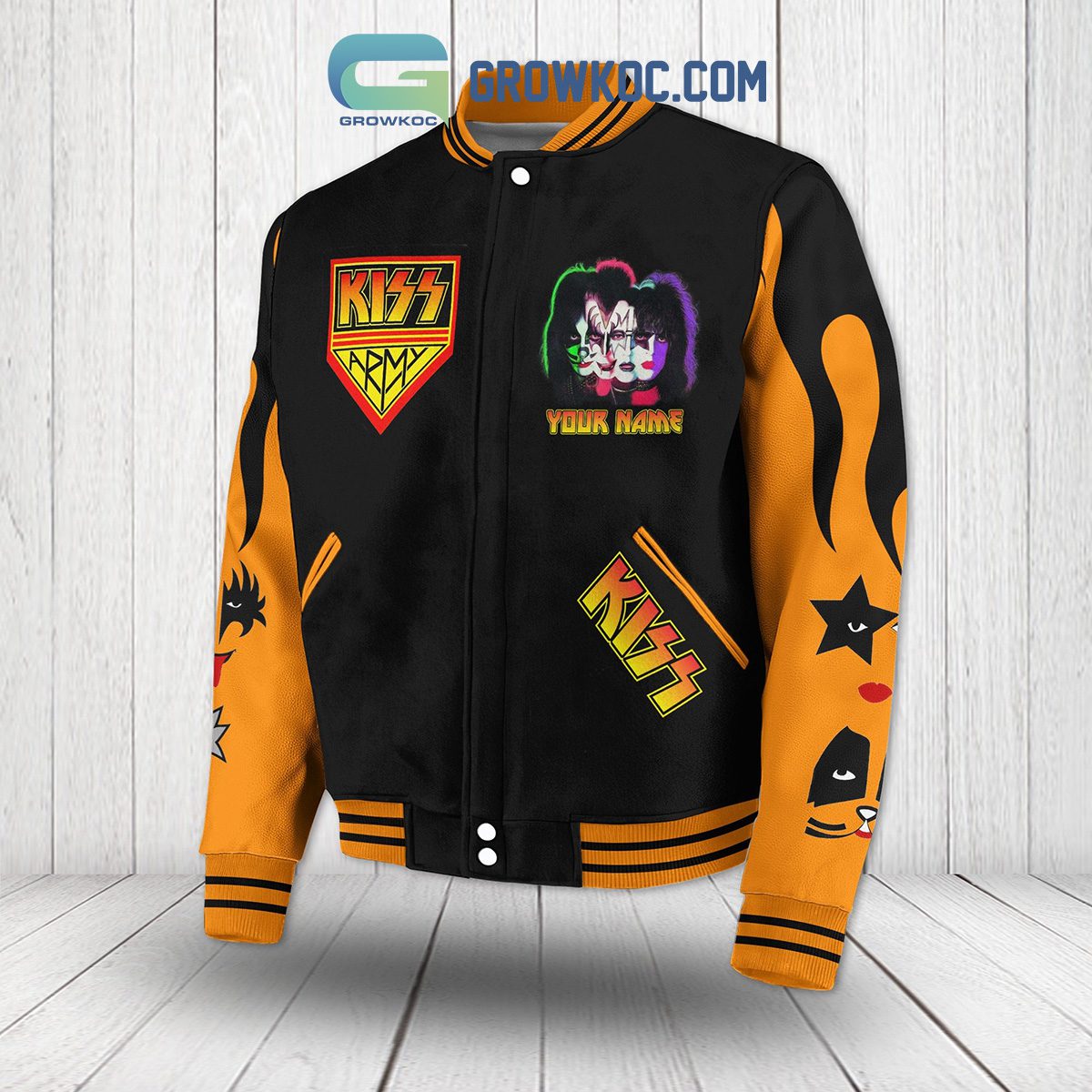 Kiss-You-Drive-Us-Wild-Personalized-Baseball-Jacket-GBJ1249-1