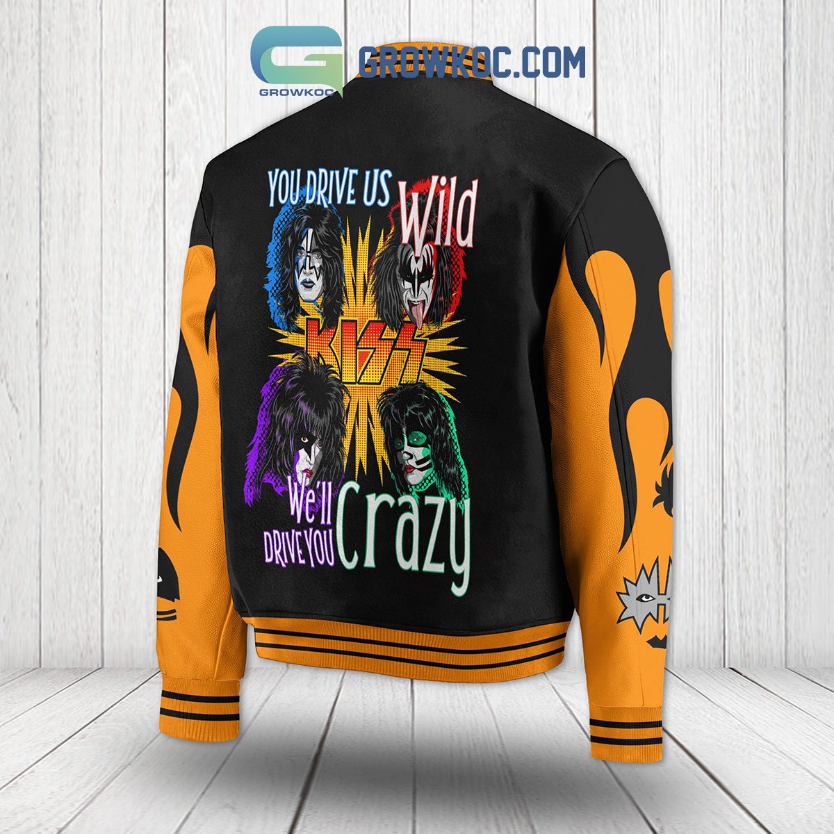 Kiss-You-Drive-Us-Wild-Personalized-Baseball-Jacket-GBJ1249-2