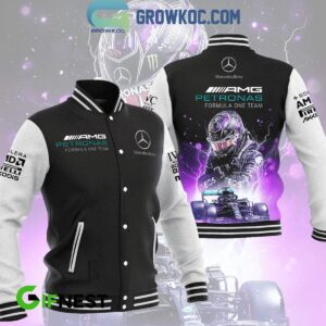 Lewis Hamilton Petronas Formula One Team Champions 2024 Baseball Jacket GBJ1001