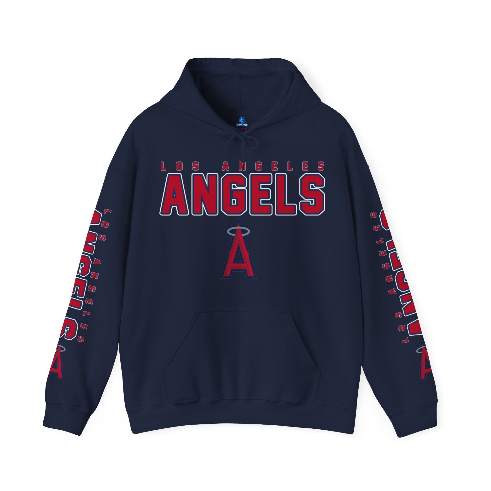 Los-Angeles-Angels-Unisex-Hooded-Sweatshirt-Pullover-Hoodie-JSH1124 Los Angeles Angels Unisex Hooded Sweatshirt - Pullover Hoodie JSH1124