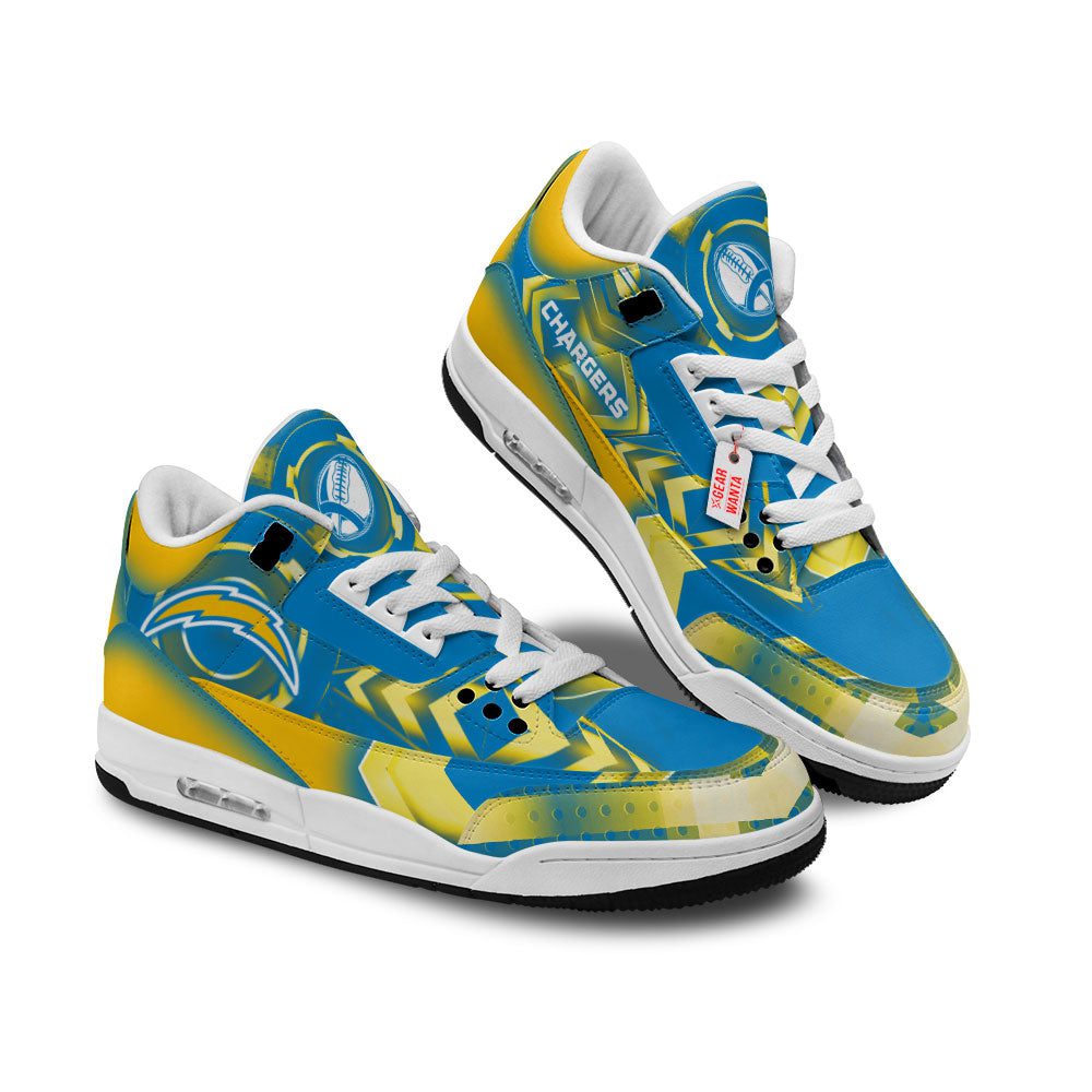 Los-Angeles-Chargers-Jordan-3-Sneakers-Custom-Shoes-WJD3161 Los Angeles Chargers Jordan 3 Sneakers Custom Shoes WJD3161