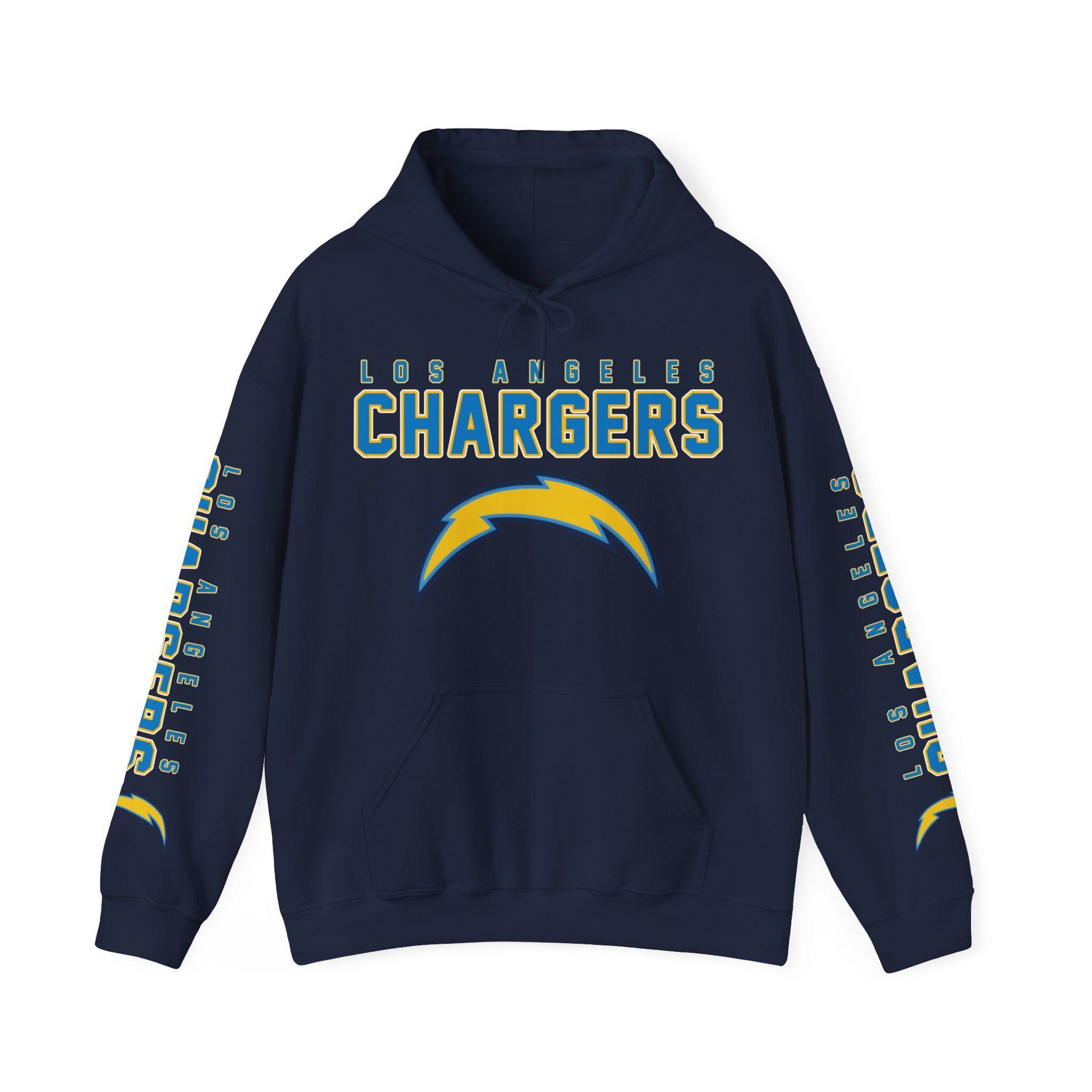Los-Angeles-Chargers-Unisex-Hooded-Sweatshirt-JSH1146 Los Angeles Chargers Unisex Hooded Sweatshirt JSH1146