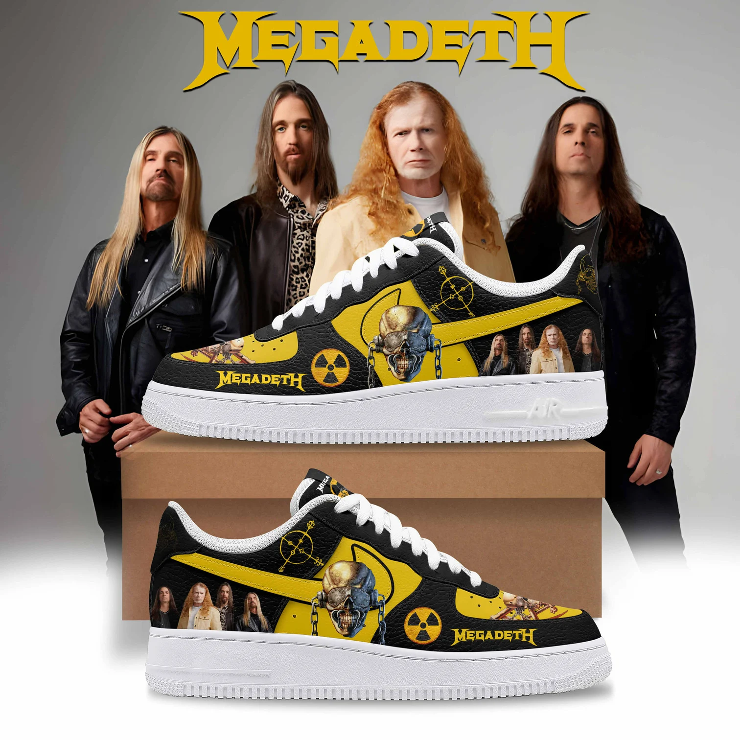 Megadeth AF1 Sneaker Limited Air Force 1 Shoes ZSP1056
