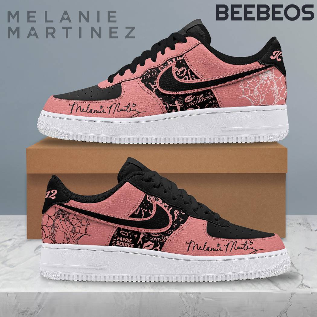 Melanie Martinez Signature Black Pink Air Force 1 Melanie Martinez Signature Black Pink Air Force 1 Sneakers AF1 Limited Shoes BAF1133