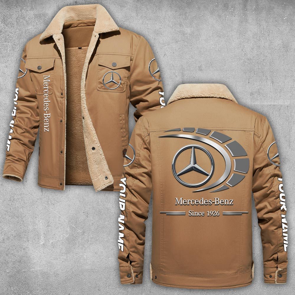 Mercedes-Benz-Lapel-Collar-Fleece-Cargo-Jacket-Winter-Jacket-LCJ1005-1