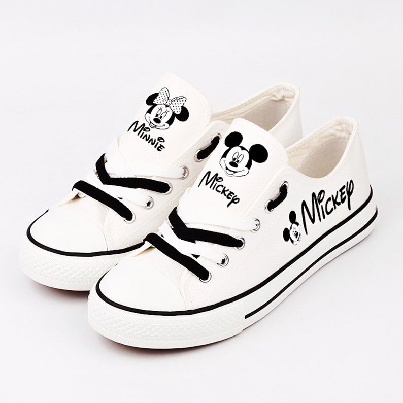 Mickey-Mouse-Shoes-Mickey-Mouse-Low-Top-Canvas-Sneakers-ELT1081 Mickey Mouse Shoes Mickey Mouse Low Top Canvas Sneakers ELT1081