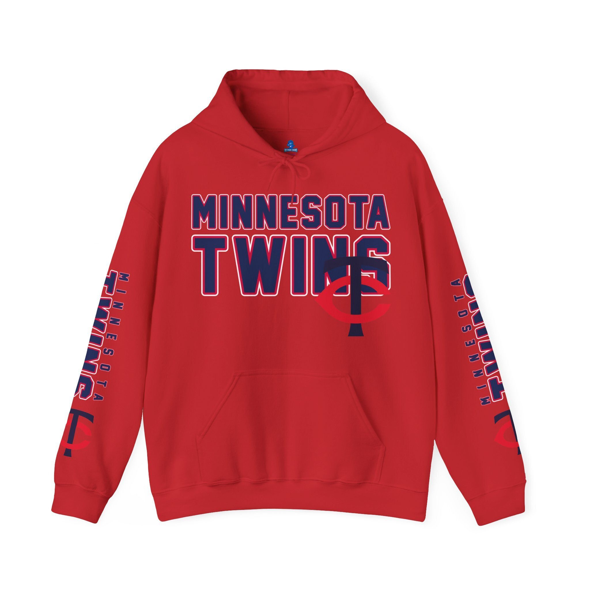 Minnesota-Twins-Bold-Unisex-Hooded-Sweatshirt-JSH1086 Minnesota Twins Bold Unisex Hooded Sweatshirt JSH1086