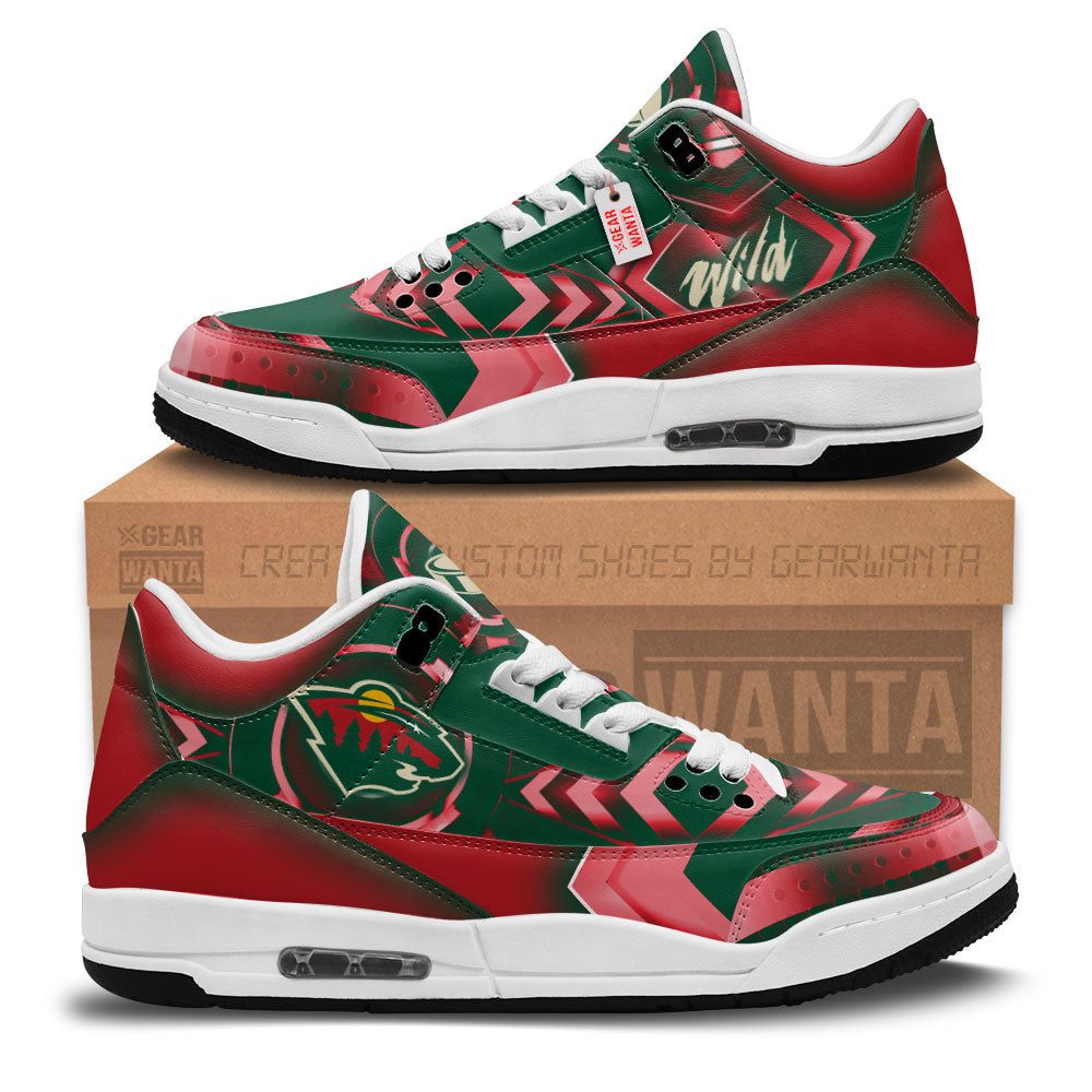 Minnesota-Wild-Jordan-3-Sneakers-Custom-Shoes-WJD3135-1