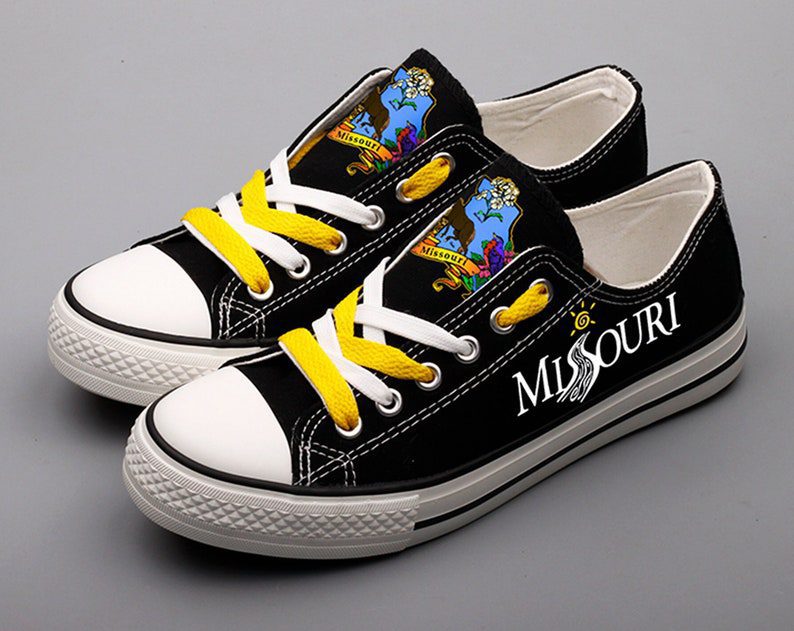 Missouri-Shoes-Missouri-State-Low-Top-Canvas-Sneakers-ELT1136 Missouri Shoes Missouri State Low Top Canvas Sneakers ELT1136