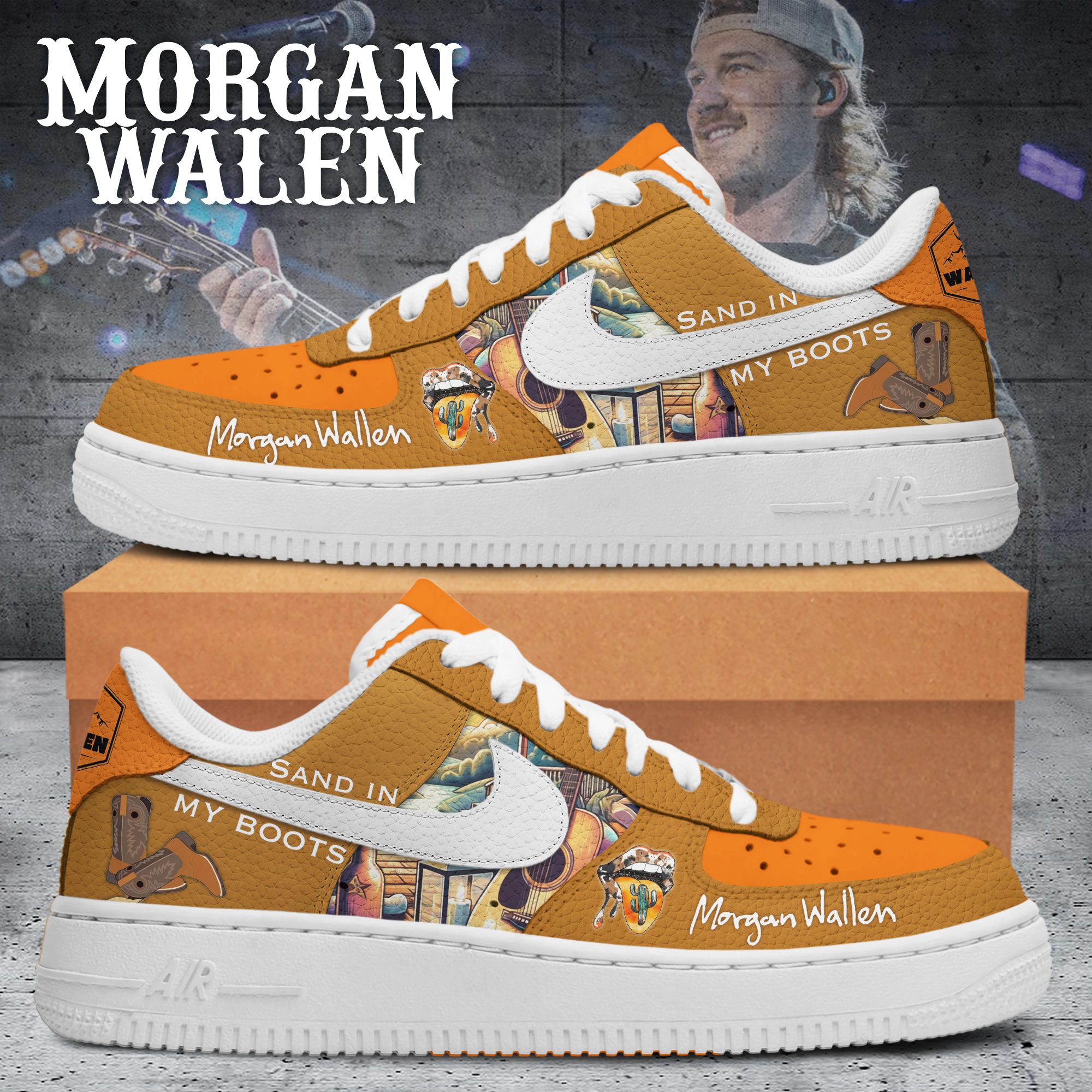 Morgan-Wallen-AF1-Sneaker-Limited-Air-Force-1-Shoes-ZSP1007 Morgan Wallen AF1 Sneaker Limited Air Force 1 Shoes ZSP1007