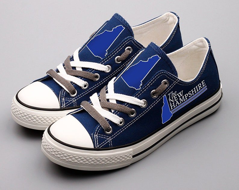 New-Hampshire-Low-Top-Canvas-Shoes-New-Hampshire-State-ELT1133 New Hampshire Low Top Canvas Shoes New Hampshire State ELT1133