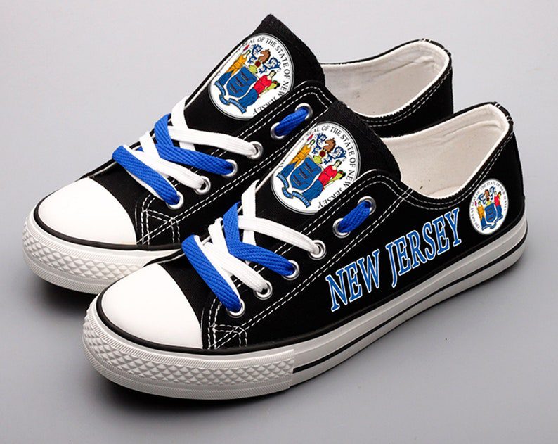 New-Jersey-Low-Top-Canvas-Shoes-New-Jersey-State-ELT1132 New Jersey Low Top Canvas Shoes New Jersey State ELT1132