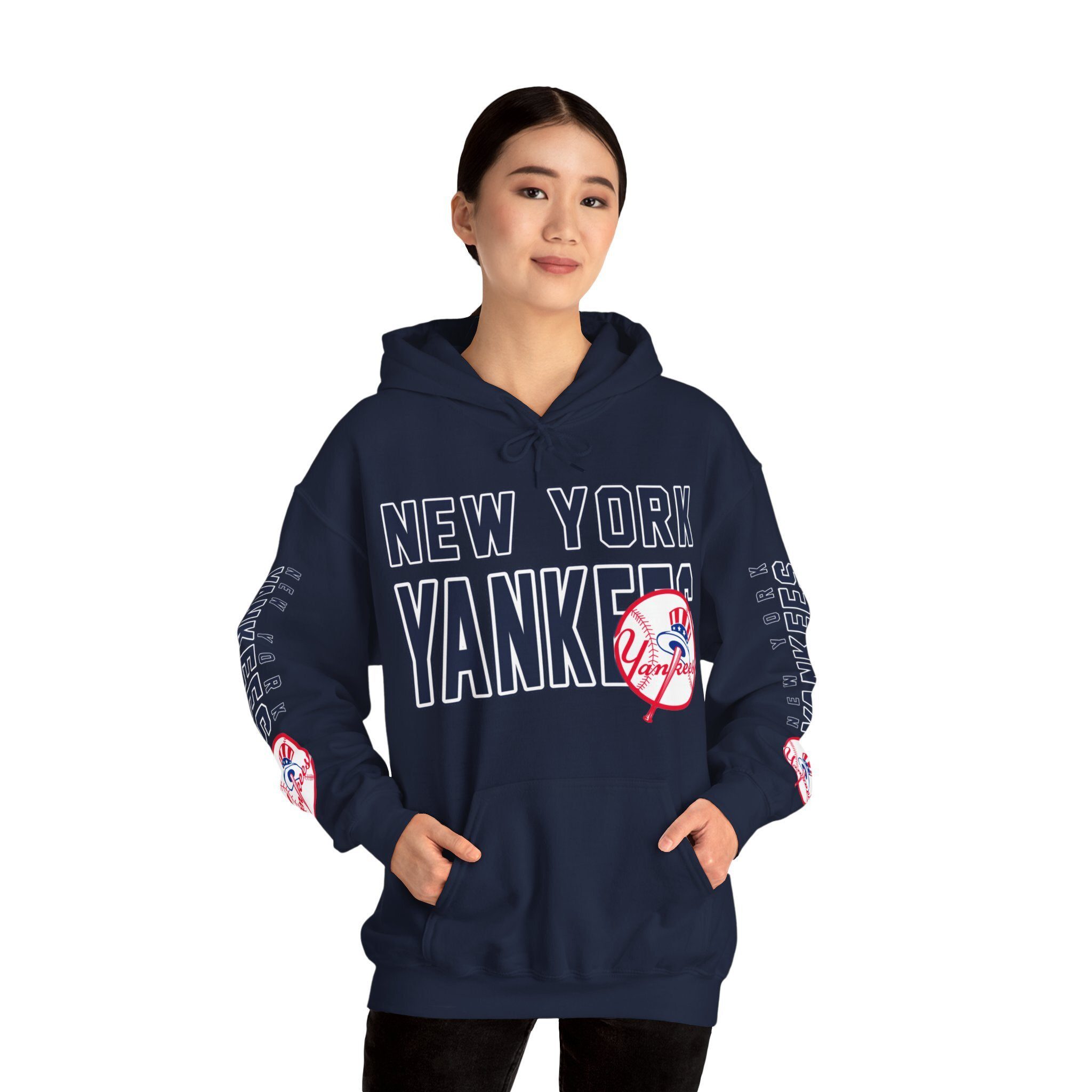 New-York-Yankees-Bold-Unisex-Hooded-Sweatshirt-JSH1133-2