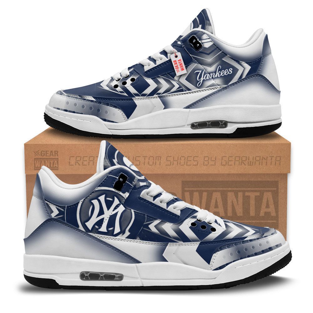 New-York-Yankees-Jordan-3-Sneakers-Custom-Shoes-WJD3107-1