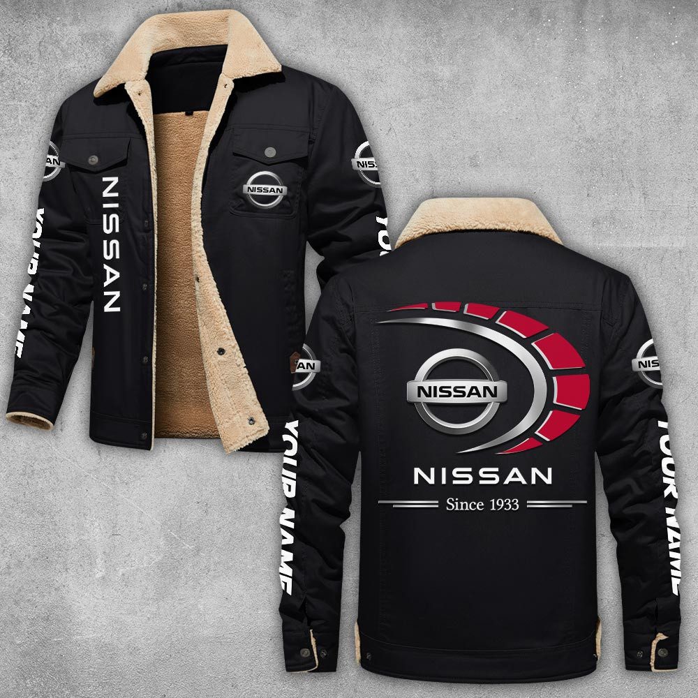 Nissan-Lapel-Collar-Fleece-Cargo-Jacket-Winter-Jacket-LCJ1010 Nissan Lapel Collar Fleece Cargo Jacket Winter Jacket LCJ1010
