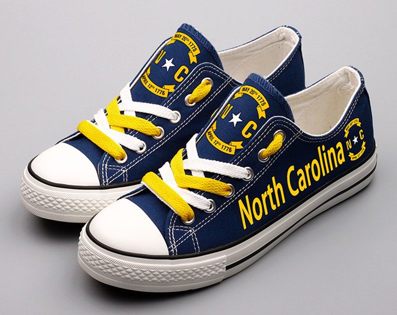 North-Carolina-Low-Top-Canvas-Shoes-North-Carolina-ELT1065 North Carolina Low Top Canvas Shoes North Carolina ELT1065