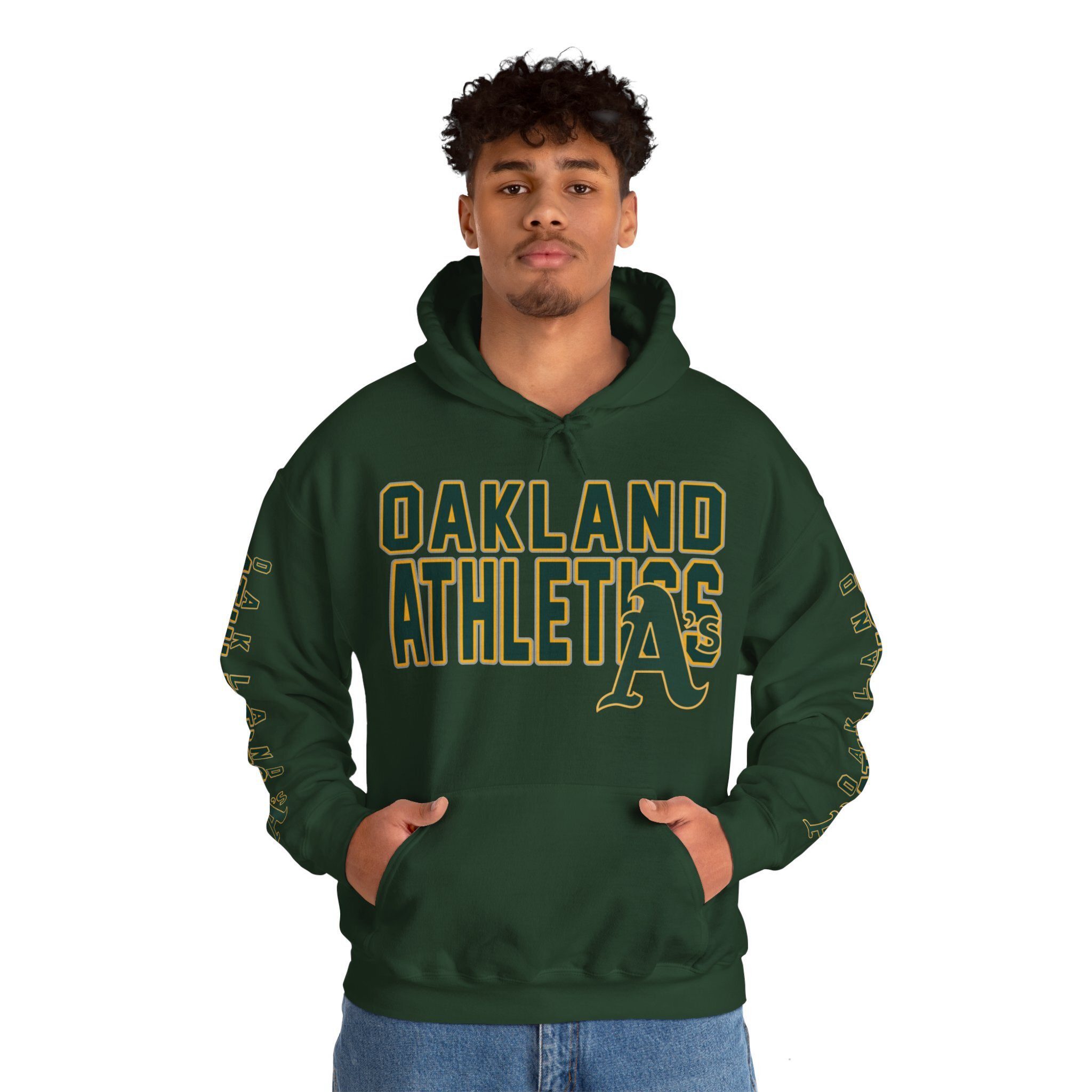 Oakland-Athletics-Bold-Unisex-Hooded-Sweatshirt-JSH1085-1