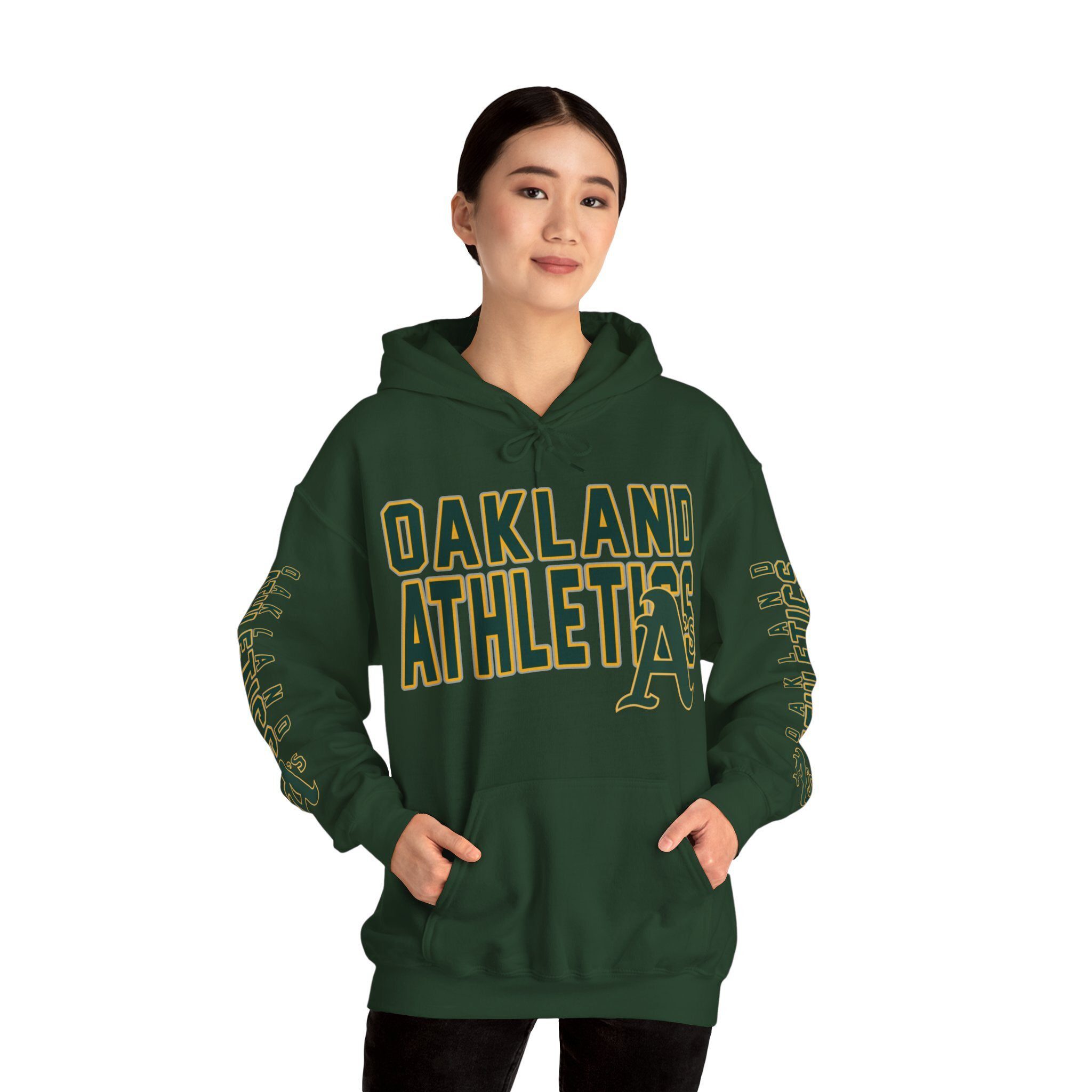 Oakland-Athletics-Bold-Unisex-Hooded-Sweatshirt-JSH1085-2
