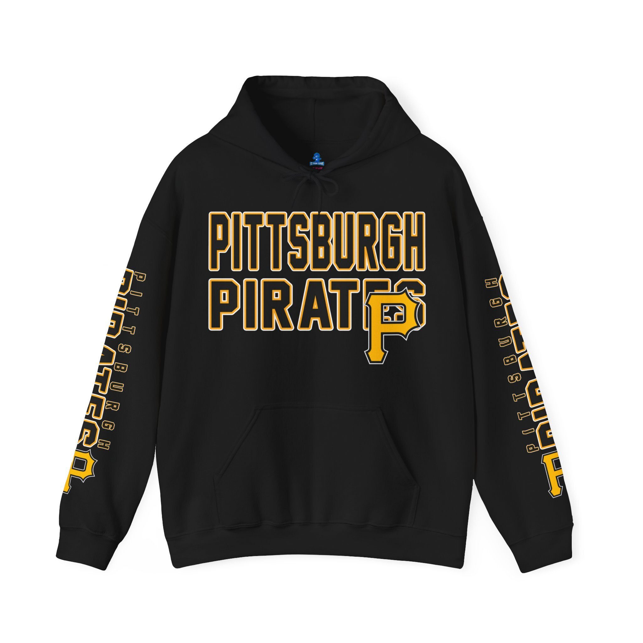 Pittsburgh-Pirates-Bold-Unisex-Hooded-Sweatshirt-JSH1083 Pittsburgh Pirates Bold Unisex Hooded Sweatshirt JSH1083