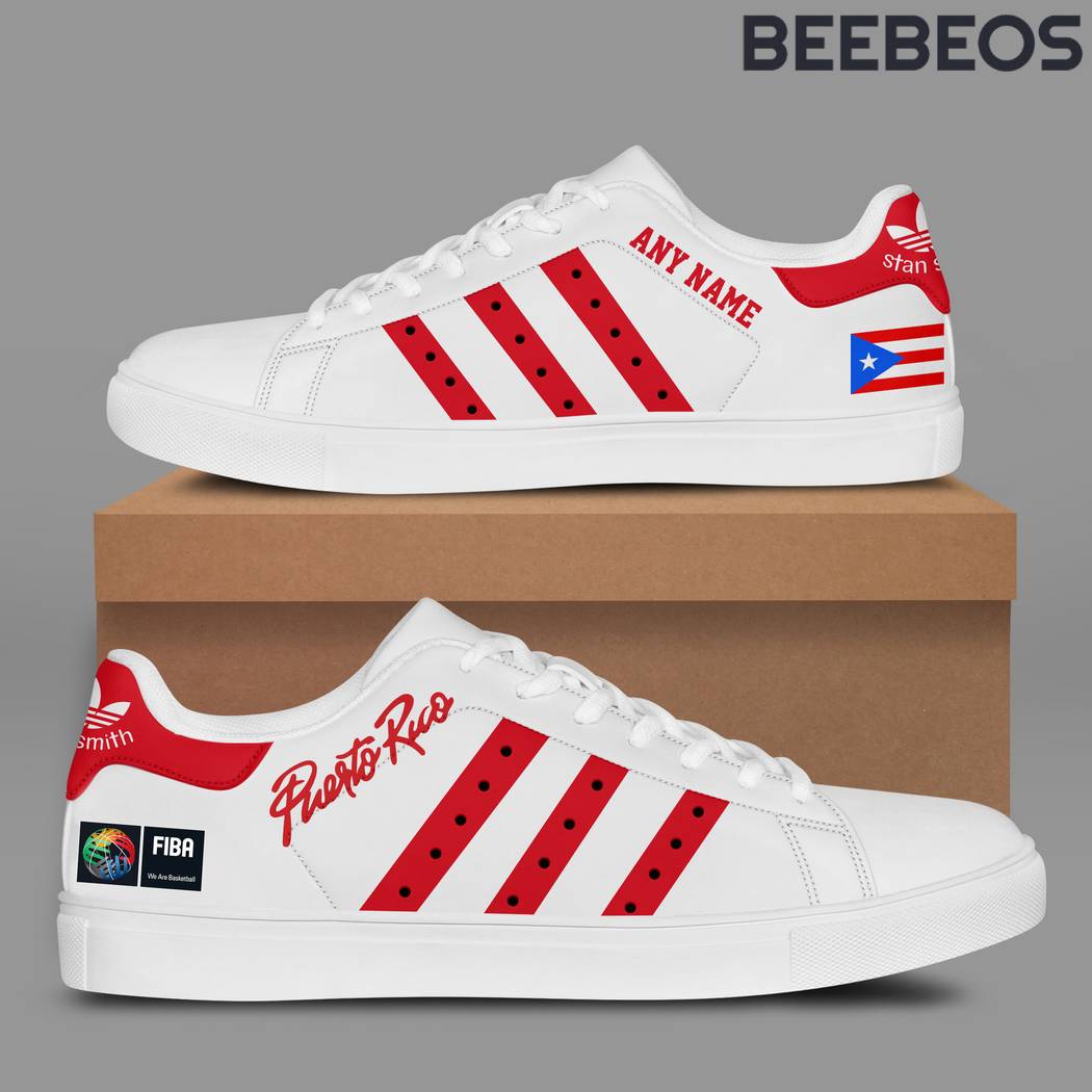 Puerto Rico FIBA Basketball 2024 Stan Smith Shoes Puerto Rico FIBA Basketball 2024 Stan Smith Shoes BSS1023