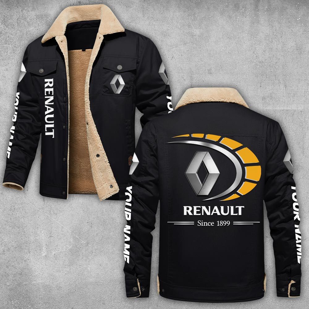 Renault-Lapel-Collar-Fleece-Cargo-Jacket-Winter-Jacket-LCJ1064 Renault Lapel Collar Fleece Cargo Jacket Winter Jacket LCJ1064