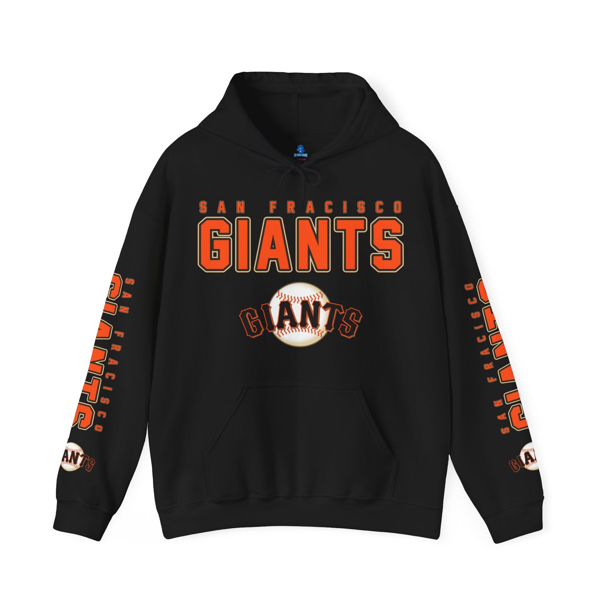 San-Francisco-Giants-Unisex-Hooded-Sweatshirt-Pullover-Hoodie-JSH1119 San Francisco Giants Unisex Hooded Sweatshirt - Pullover Hoodie JSH1119