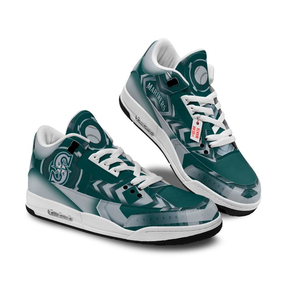 Seattle-Mariners-Jordan-3-Sneakers-Custom-Shoes-WJD3102 Seattle Mariners Jordan 3 Sneakers Custom Shoes WJD3102