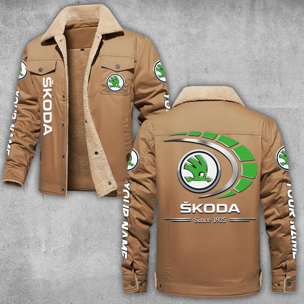 Skoda-Lapel-Collar-Fleece-Cargo-Jacket-Winter-Jacket-LCJ1015-1