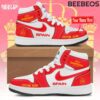 Spain National Football Team Euro 2024 Champions Air Jordan 1 High Top Shoes JD1 Sneakers BJD5019