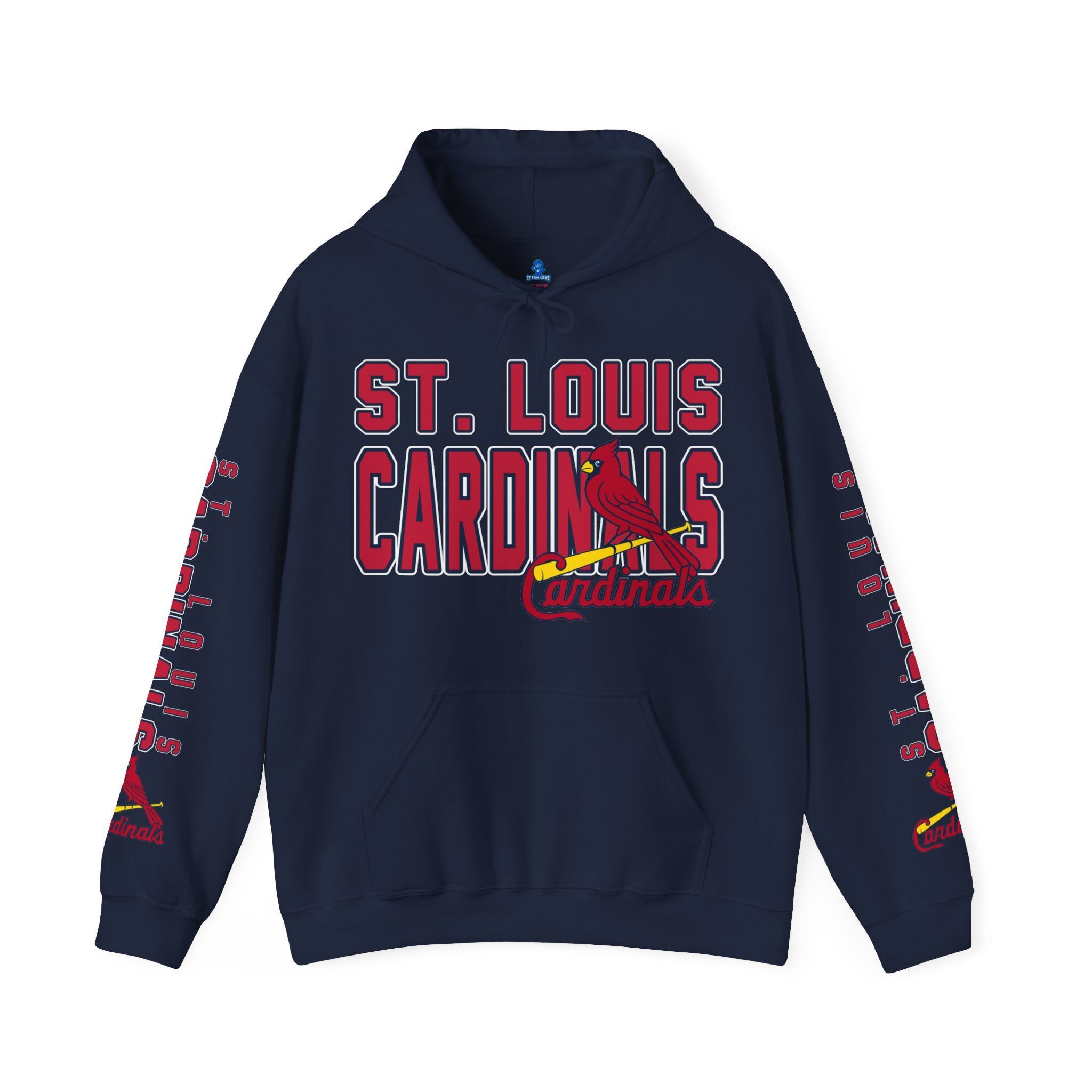 St.-Louis-Cardinals-Bold-Unisex-Hooded-Sweatshirt-JSH1130 St. Louis Cardinals Bold Unisex Hooded Sweatshirt JSH1130