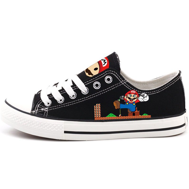 Super-Mario-Shoes-Super-Mario-Low-Top-Canvas-Sneakers-ELT1057 Super Mario Shoes Super Mario Low Top Canvas Sneakers ELT1057