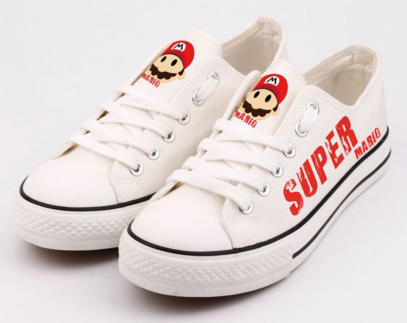 Super-Mario-Shoes-Super-Mario-Low-Top-Canvas-Sneakers-ELT1062 Super Mario Shoes Super Mario Low Top Canvas Sneakers ELT1062