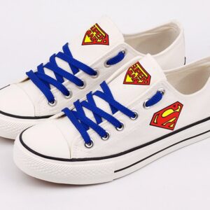 Superman Shoes Superman Low Top Canvas Sneakers  ELT1005