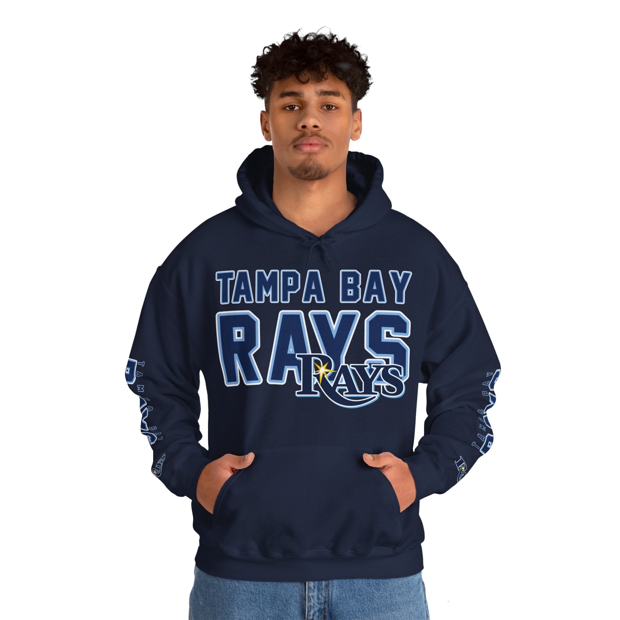 Tampa-Bay-Rays-Bold-Unisex-Hooded-Sweatshirt-JSH1129-1
