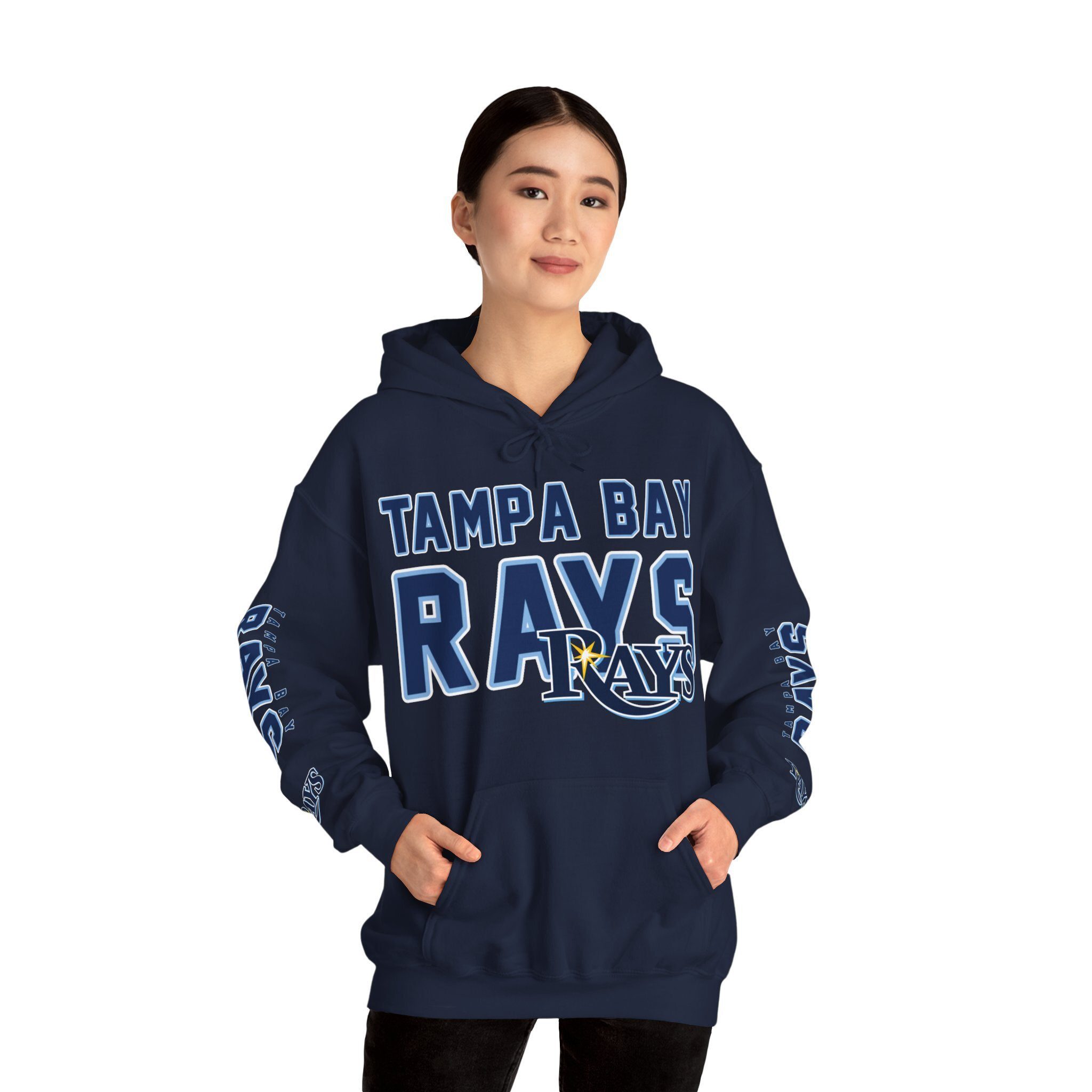 Tampa-Bay-Rays-Bold-Unisex-Hooded-Sweatshirt-JSH1129-2