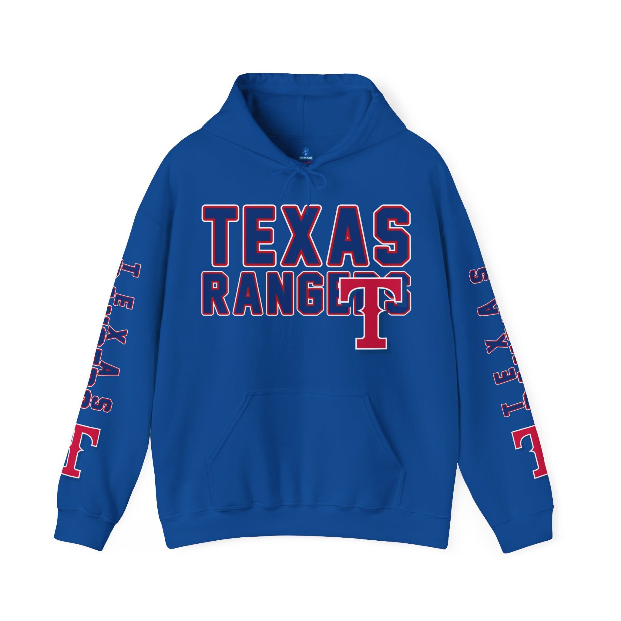 Texas-Rangers-Bold-Unisex-Hooded-Sweatshirt-JSH1081 Texas Rangers Bold Unisex Hooded Sweatshirt JSH1081
