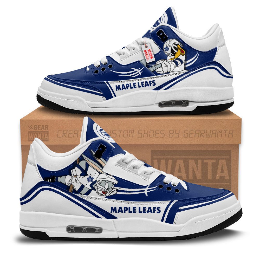 Toronto-Maple-Leafs-Jordan-3-Sneakers-Custom-Shoes-WJD3178-1