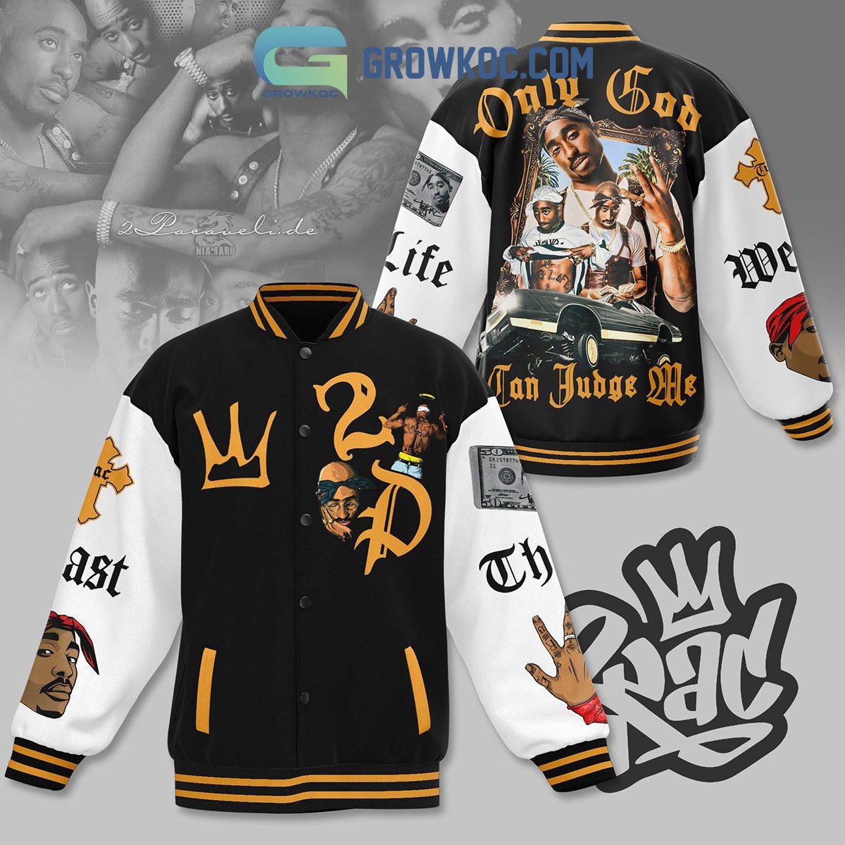 Tupac-Shakur-Only-God-Can-Judge-Me-The-King-Baseball-Jacket-GBJ1141 Tupac Shakur Only God Can Judge Me The King Baseball Jacket GBJ1141