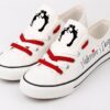 Valentines Day Shoes Romantic Low Top Canvas Sneakers ELT1117