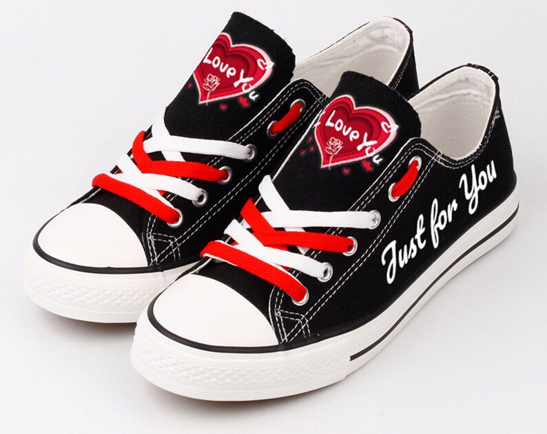 Valentines-Day-Shoes-Romantic-Low-Top-Canvas-Sneakers-ELT1145 Valentines Day Shoes Romantic Low Top Canvas Sneakers ELT1145