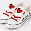 Valentines Day Shoes Romantic Low Top Canvas Sneakers ELT1148