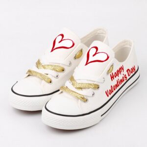 Valentines Day Shoes Romantic Low Top Canvas Sneakers ELT1153