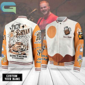 Zach Bryan Something In The Orange Personalized Baseball Jacket GBJ1239